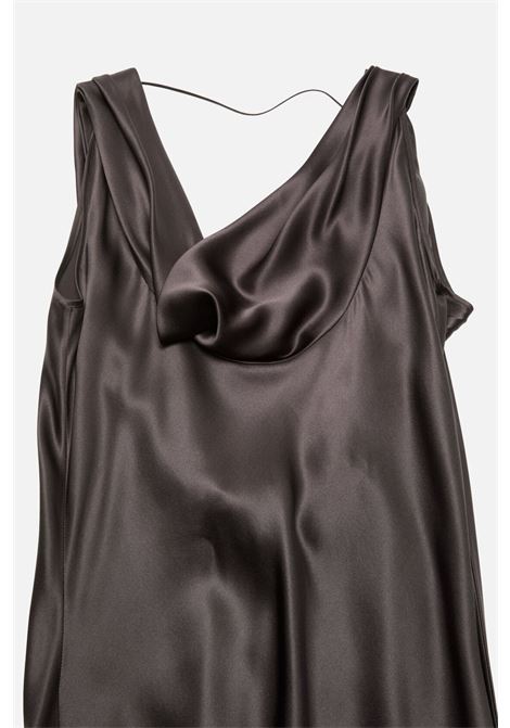 abito satin donna grafite ACNE STUDIOS | A20841BZG